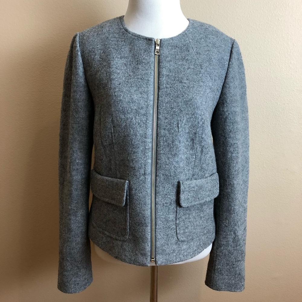 Ann Taylor - Wool Blend Cropped Jacket